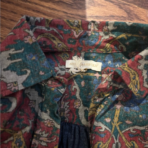 Ann Mashburn Women's Western Volume Popover Dress in Rust Size
S - Picture 2 of 7